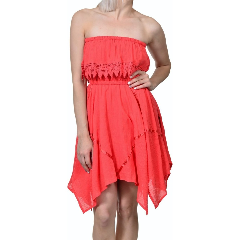 NWT BILLABONG SIENNA CROCHET HANDKERCHIEF DRESS S